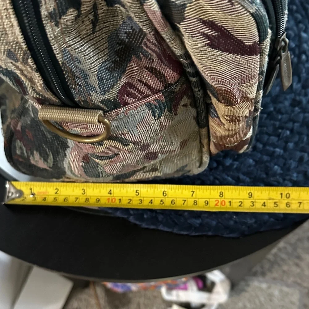 Floral Tapestry Travel Bag - Carry On.